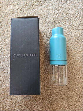 Curtis Stone Gravity Mill Salt Pepper Spice Grinder Turquoise NEW